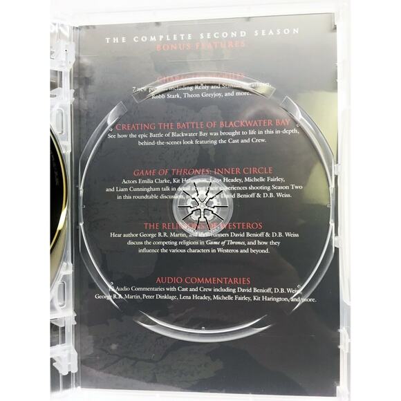 Game of Thrones - SEASON 2 on DVD Gift Box 5-Disc Set - Complete - Watched Once. - Picture 4 of 5